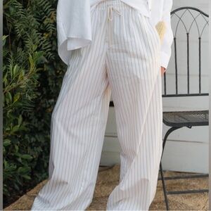 DONNI Pop Pant in Corn Stripe